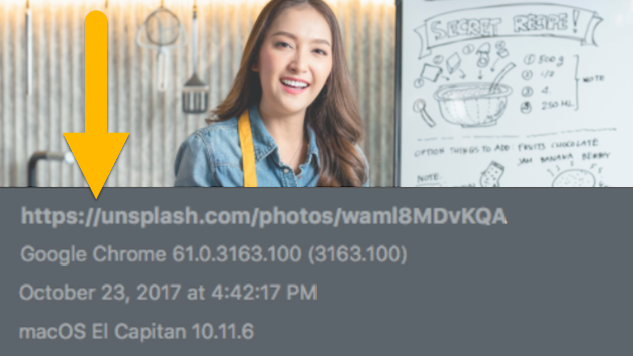 画像にキャプチャ情報を追加する