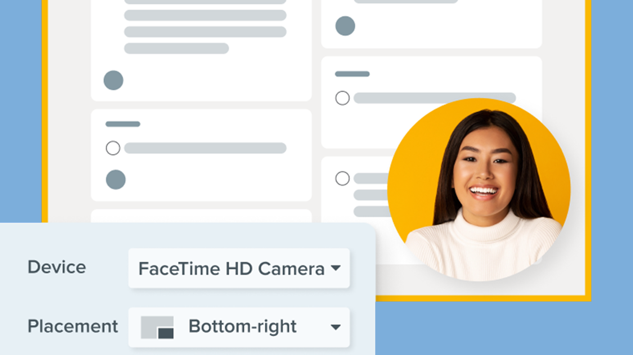 Picture-in-Picture ビデオを録画する