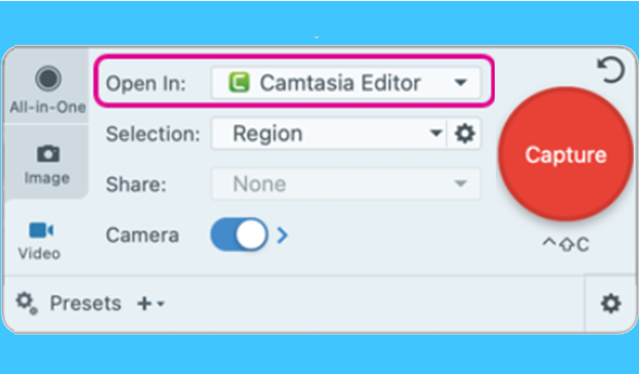 Camtasia Editor で柔軟に編集できるマルチトラック ビデオを録画する