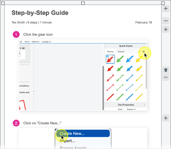 Example of a Step Capture file