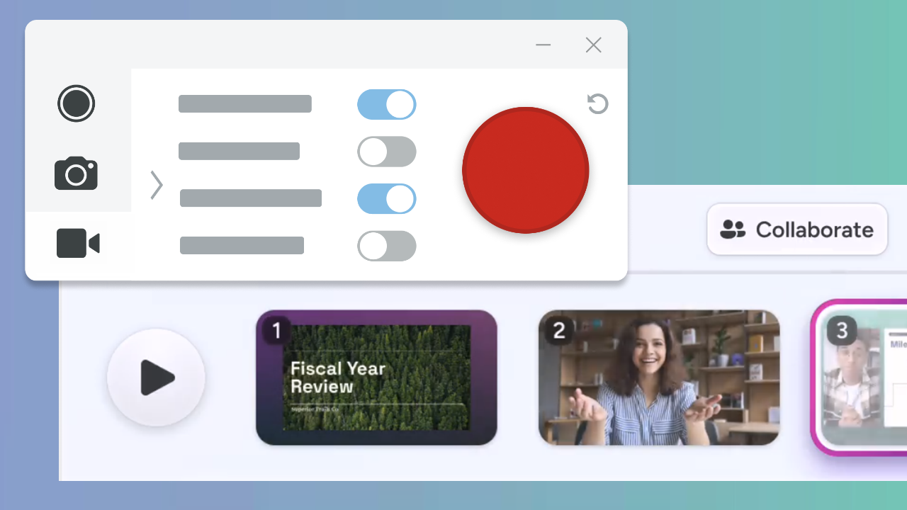 Snagit のビデオを Camtasia Online に録画する