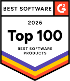 G2 Best Software 2026 Top 100 Award 受賞